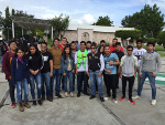 Alumnos del grupo de Programación Web de la carrera de ISC después del Simulacro en el ITM